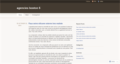 Desktop Screenshot of agenciesboston5.wordpress.com