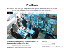 Tablet Screenshot of printroom.wordpress.com