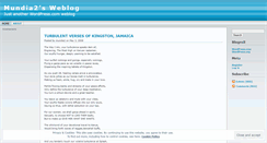 Desktop Screenshot of mundia2.wordpress.com