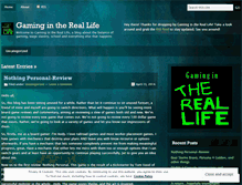 Tablet Screenshot of gamingintherl.wordpress.com