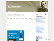Tablet Screenshot of caragiale.wordpress.com