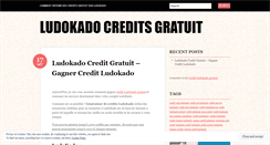 Desktop Screenshot of ludokadocreditsgratuit.wordpress.com