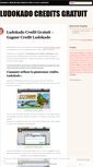 Mobile Screenshot of ludokadocreditsgratuit.wordpress.com