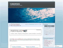 Tablet Screenshot of funnomenon.wordpress.com