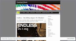 Desktop Screenshot of overloadmusic.wordpress.com