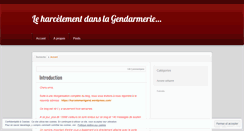 Desktop Screenshot of malakoffchateaugontier.wordpress.com