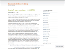 Tablet Screenshot of kukulaladestined.wordpress.com