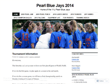 Tablet Screenshot of pearlsoccer.wordpress.com