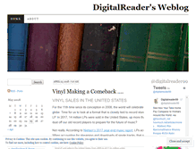 Tablet Screenshot of digitalreader.wordpress.com