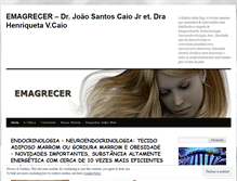 Tablet Screenshot of emagrecer2.wordpress.com