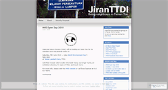 Desktop Screenshot of jiranttdi.wordpress.com