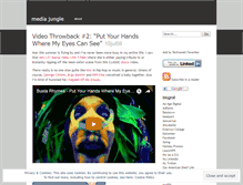 Tablet Screenshot of mediajungle.wordpress.com