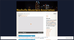 Desktop Screenshot of nashmusicians.wordpress.com