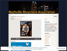 Tablet Screenshot of nashmusicians.wordpress.com