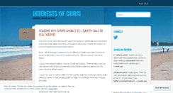 Desktop Screenshot of interestsofchris.wordpress.com