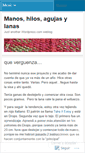 Mobile Screenshot of manosylanas.wordpress.com