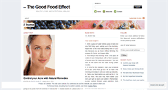 Desktop Screenshot of goodfoodeffect.wordpress.com