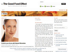 Tablet Screenshot of goodfoodeffect.wordpress.com