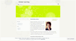 Desktop Screenshot of globalwarning411.wordpress.com