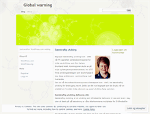 Tablet Screenshot of globalwarning411.wordpress.com