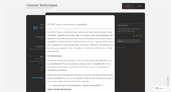 Desktop Screenshot of celusion.wordpress.com