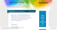 Desktop Screenshot of abair01.wordpress.com