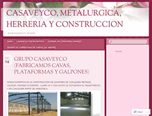 Tablet Screenshot of casaveyco.wordpress.com