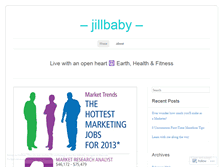 Tablet Screenshot of jillbaby.wordpress.com