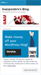 Mobile Screenshot of gazaposters.wordpress.com