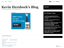 Tablet Screenshot of kevinhershock.wordpress.com