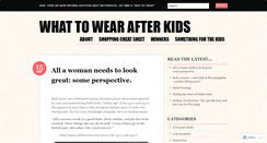 Desktop Screenshot of afterkids.wordpress.com