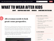 Tablet Screenshot of afterkids.wordpress.com