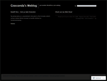 Tablet Screenshot of giocconda.wordpress.com