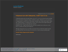 Tablet Screenshot of lornakleidman.wordpress.com