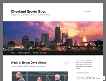 Tablet Screenshot of clevelandsportsguys.wordpress.com