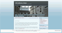 Desktop Screenshot of osiconfkrakow.wordpress.com