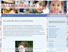 Tablet Screenshot of itssarahmarie.wordpress.com