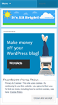 Mobile Screenshot of itsallbright.wordpress.com