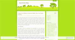 Desktop Screenshot of myarticlesblog.wordpress.com