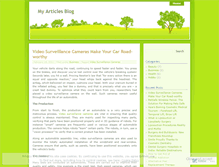 Tablet Screenshot of myarticlesblog.wordpress.com