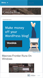 Mobile Screenshot of crazyjoe.wordpress.com