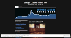 Desktop Screenshot of europaludensmusictour.wordpress.com