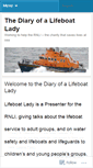 Mobile Screenshot of lifeboatlady.wordpress.com