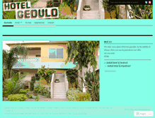 Tablet Screenshot of hotelgeduld.wordpress.com