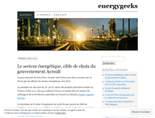 Tablet Screenshot of energygeeks.wordpress.com