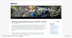 Desktop Screenshot of nrport.wordpress.com