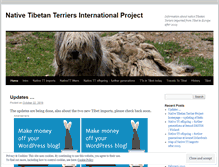 Tablet Screenshot of nativetibetanterrier.wordpress.com