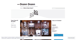 Desktop Screenshot of dozendozen.wordpress.com