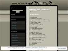 Tablet Screenshot of ilovemyresearch.wordpress.com