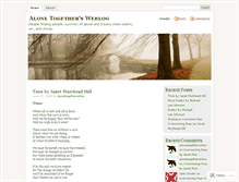 Tablet Screenshot of alonetogetheronline.wordpress.com